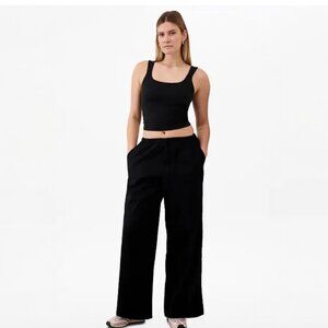 ATHLETA Women's NWT Paradise Wide Leg Linen Pant #605966 | Size L